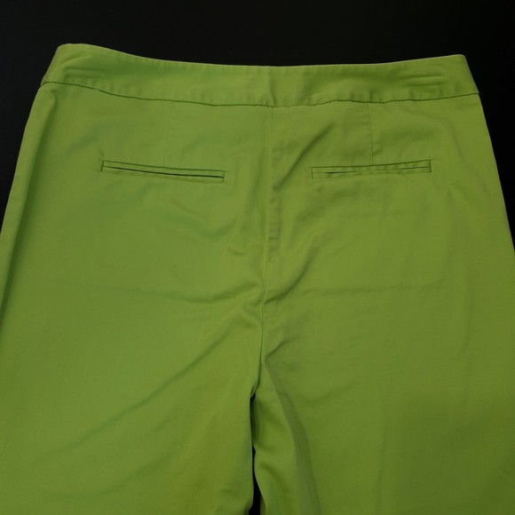 Josephine Studio Women's Lime Green Capri Pants, Size 6 - Picture 5 of 8
